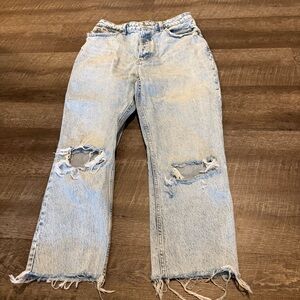 Abercrombie & Fitch Light Wash High Waisted Denim Jeans
